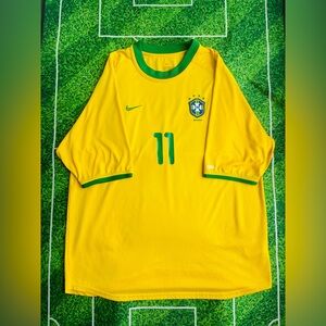 ROMARIO BRAZIL 2001 NIKE AUTHENTIC JERSEY.